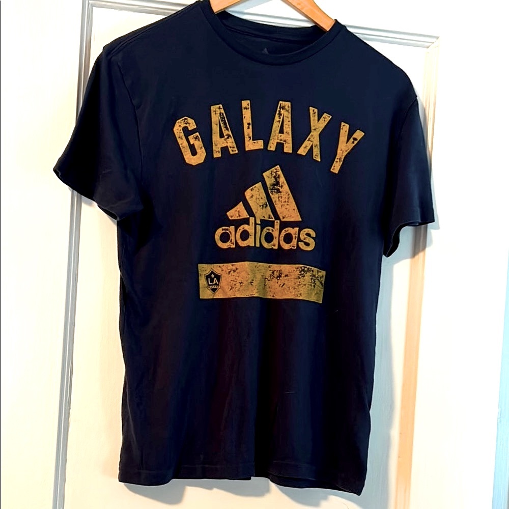 Adidas LA Galaxy Navy T-Shirt